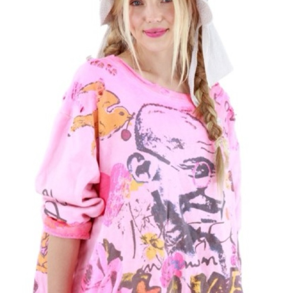 OOAK Magnolia Pearl Love Is The Answer Hermosa Sweatshirt